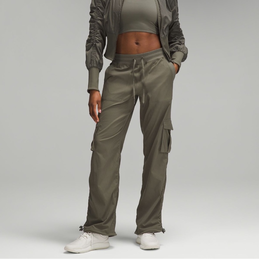 lululemon athletica Olive Green Cargo Track Pants